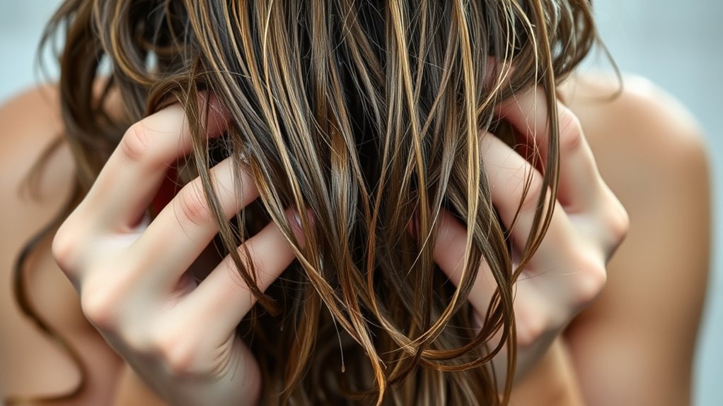 incorrect hair washing technique