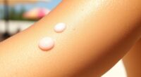 incorrect sunscreen application technique