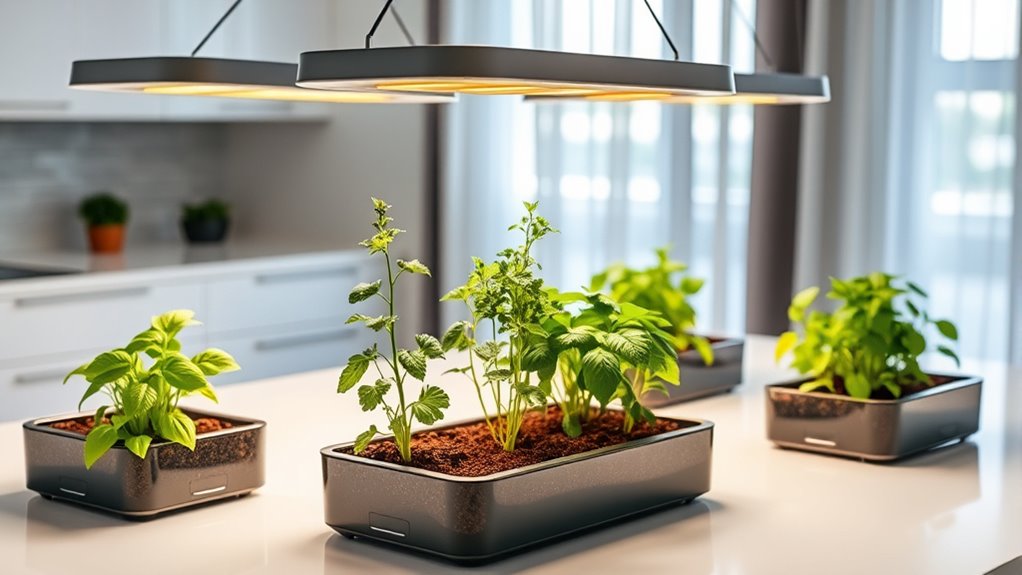 indoor herb garden automation