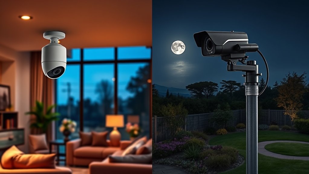 indoor vs outdoor cameras