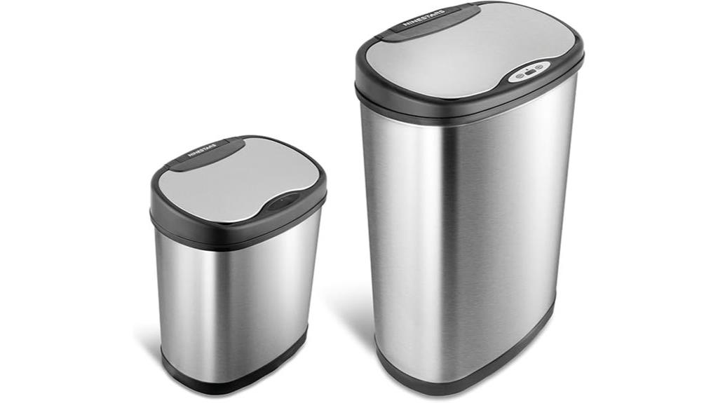 infrared touchless trash set