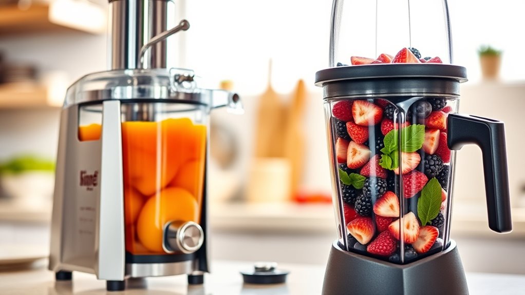 juicers vs blenders benefits