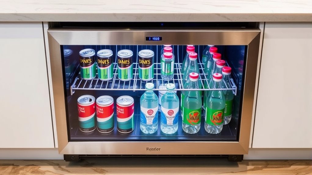 key beverage refrigerator features