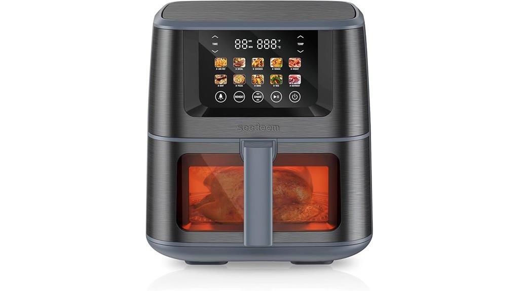 large 8 quart air fryer