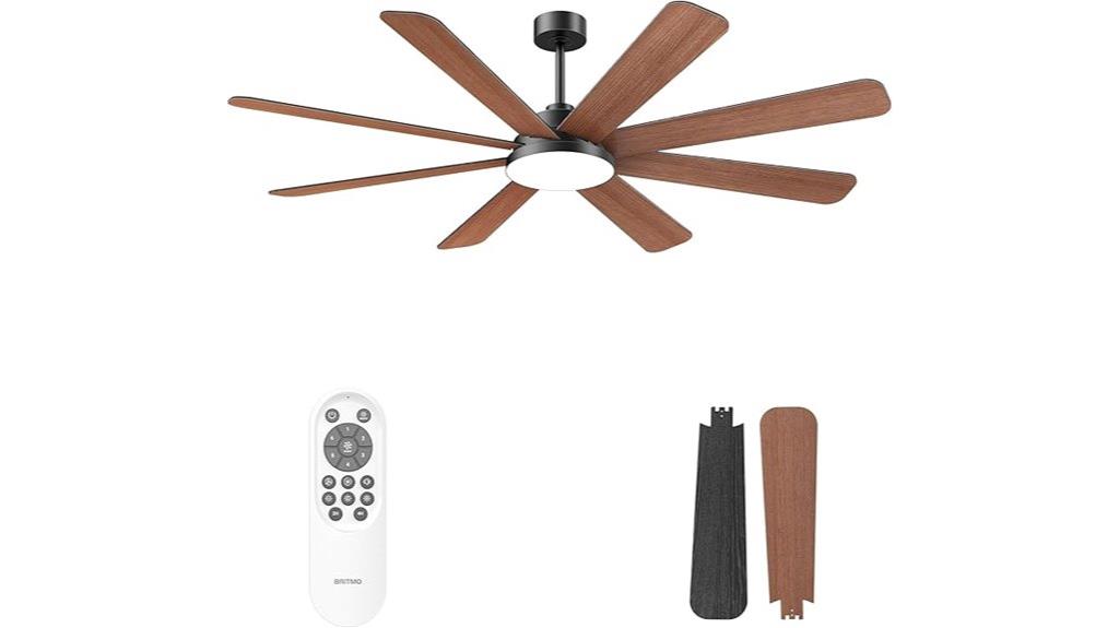 large black remote controlled fan