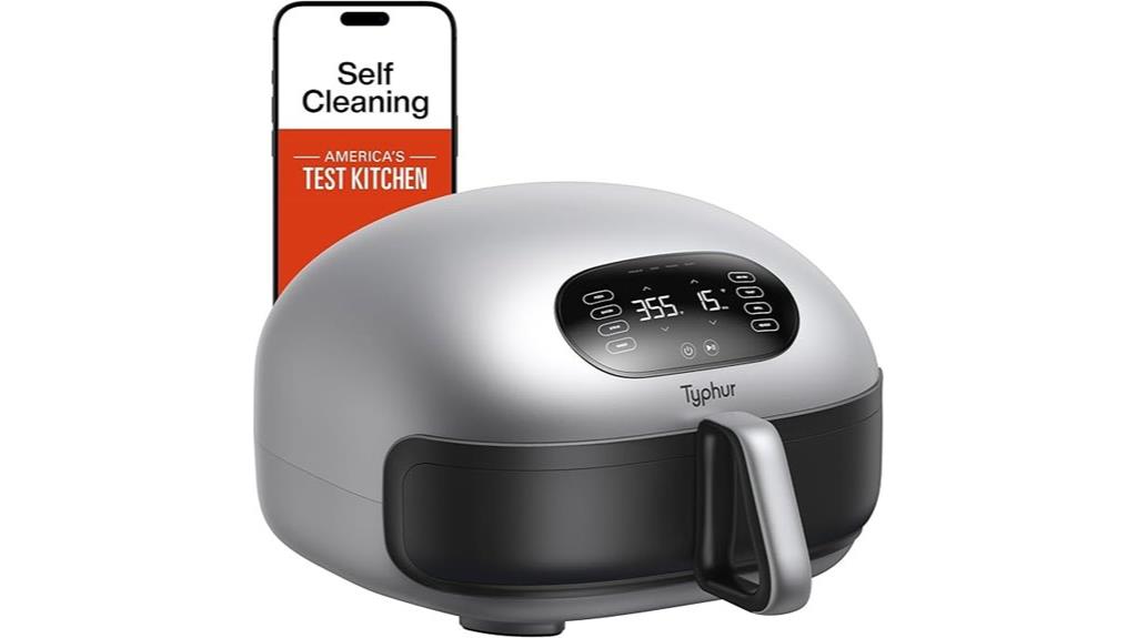 large digital self cleaning airfryer