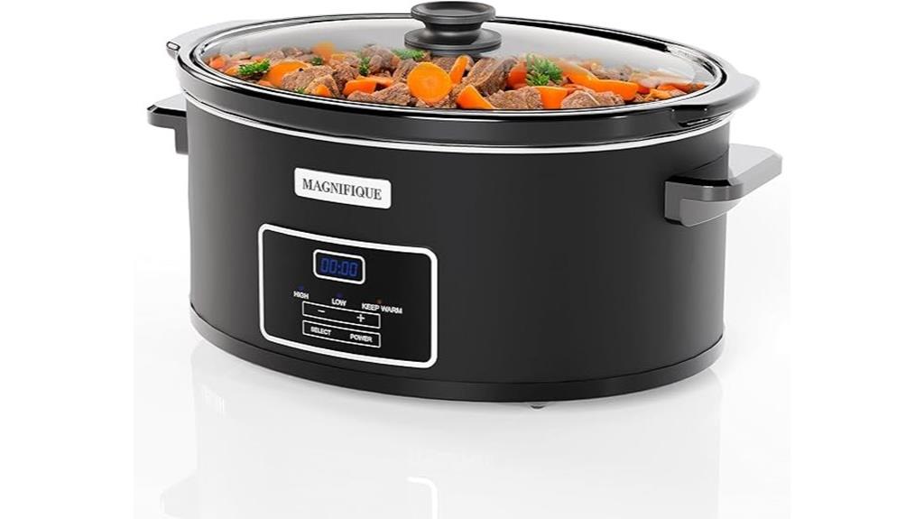 large digital slow cooker
