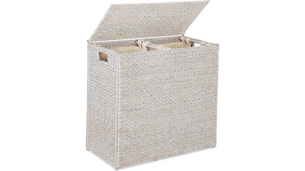 large double laundry hamper