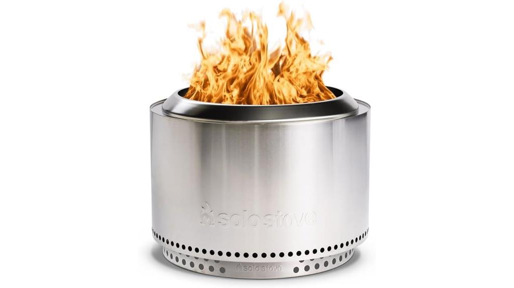 large smokeless outdoor fire pit