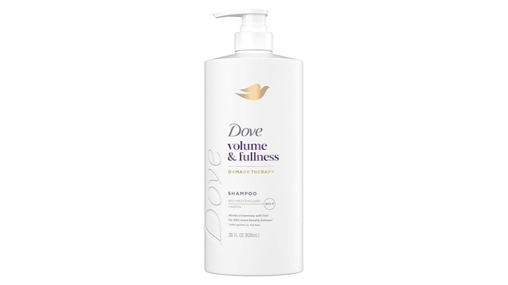 large volume shampoo bottle