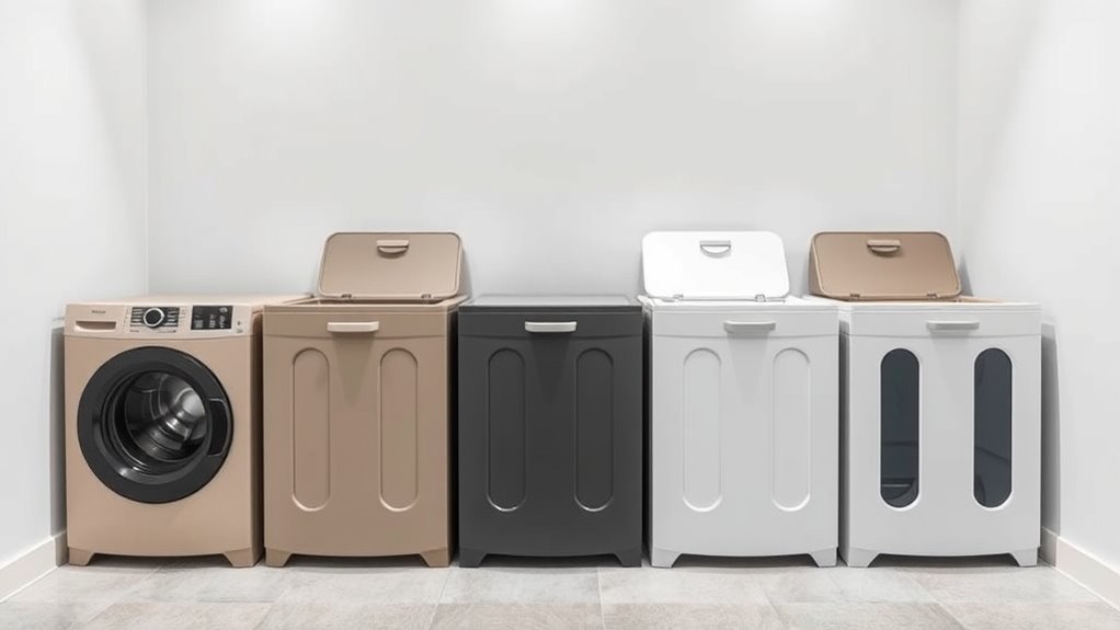 laundry hampers with dividers