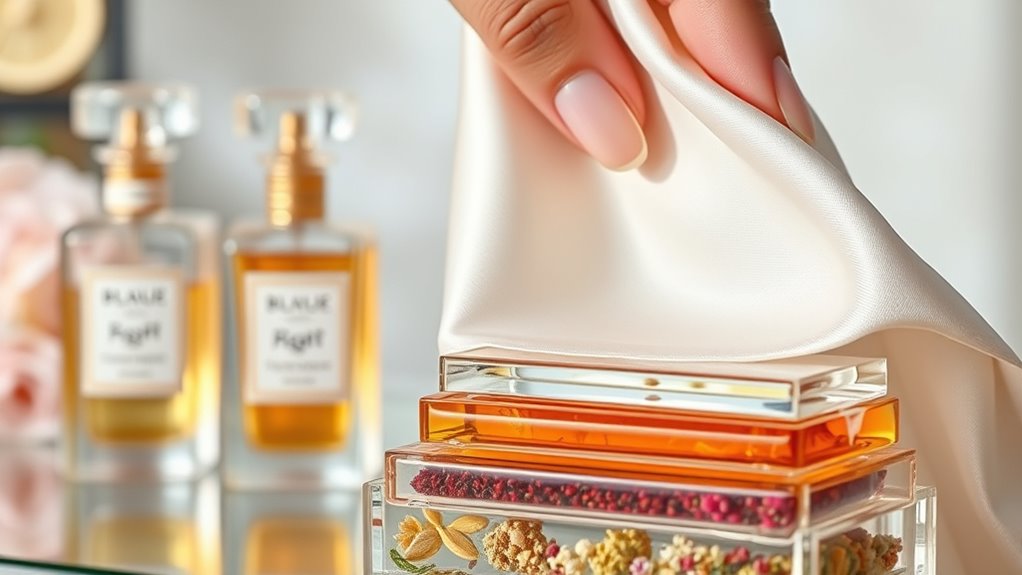 layered fragrance note experimentation