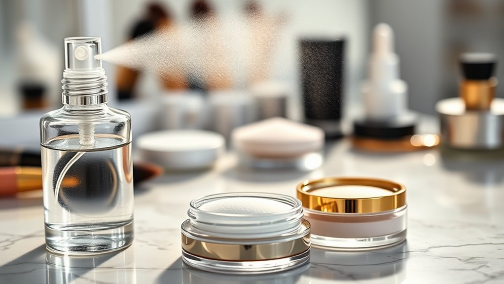 layered makeup setting techniques