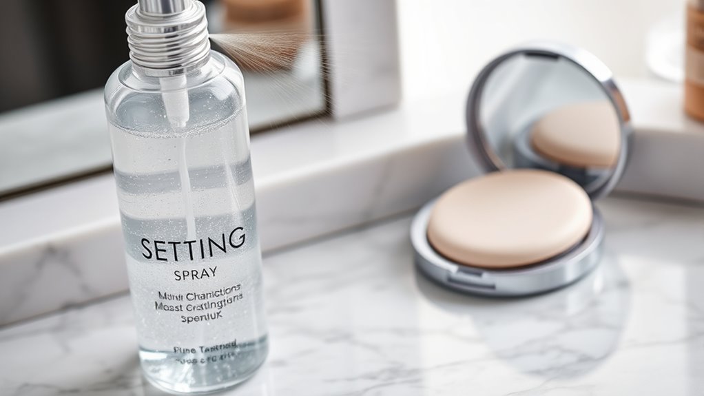 layered makeup setting techniques