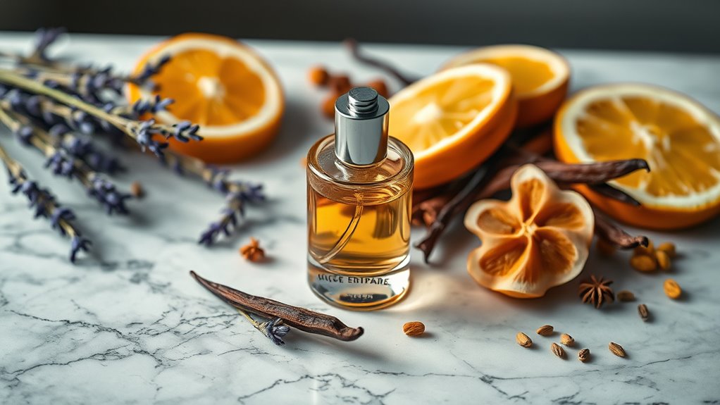 layered scent development process