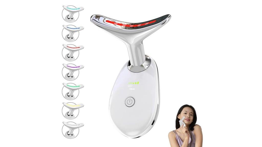 led red light face massager