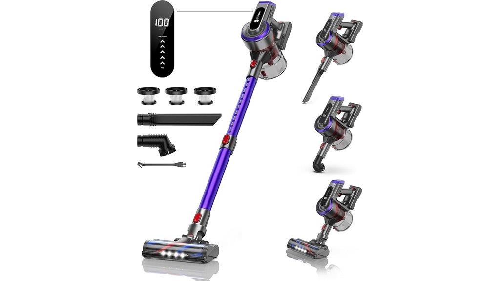 lightweight 450w touch vacuum