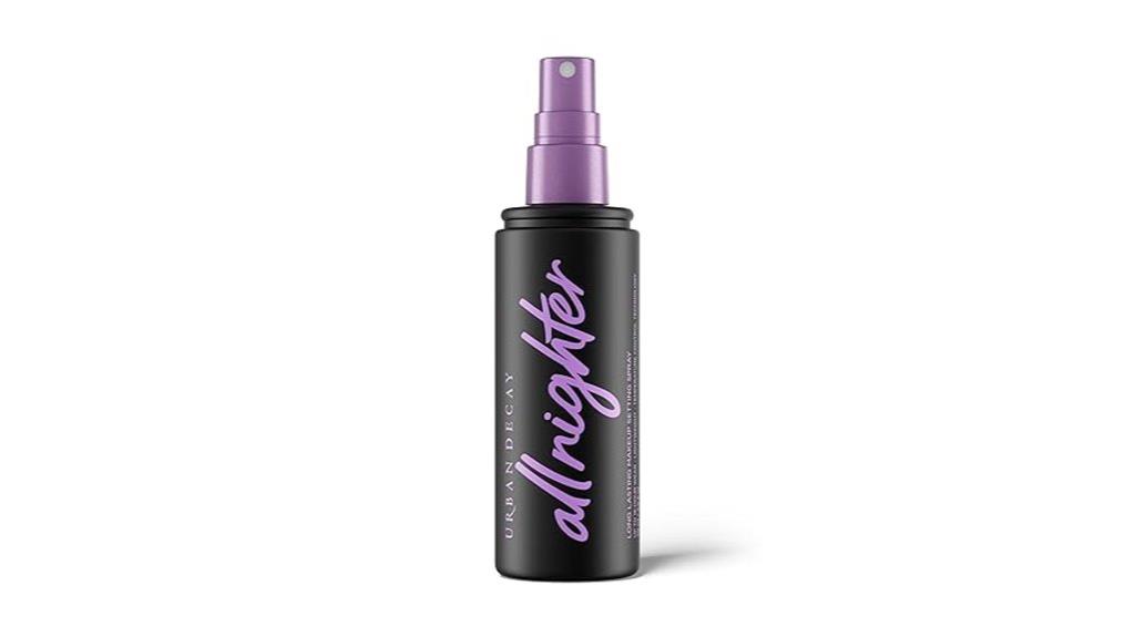 long lasting waterproof setting spray