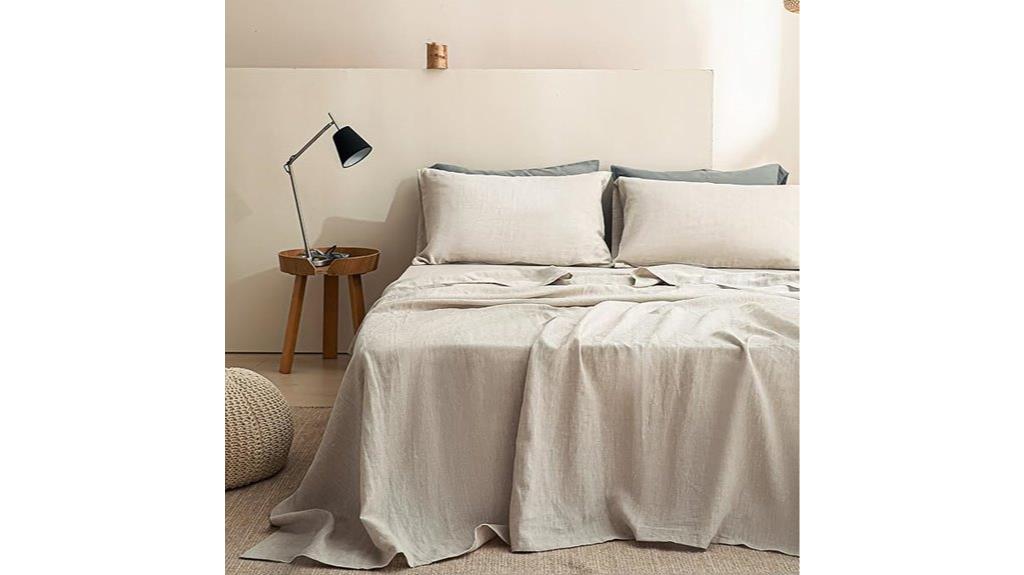 luxurious linen queen sheets