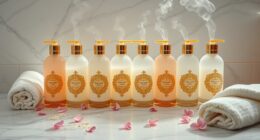 luxurious moisturizing aromatic shower gels