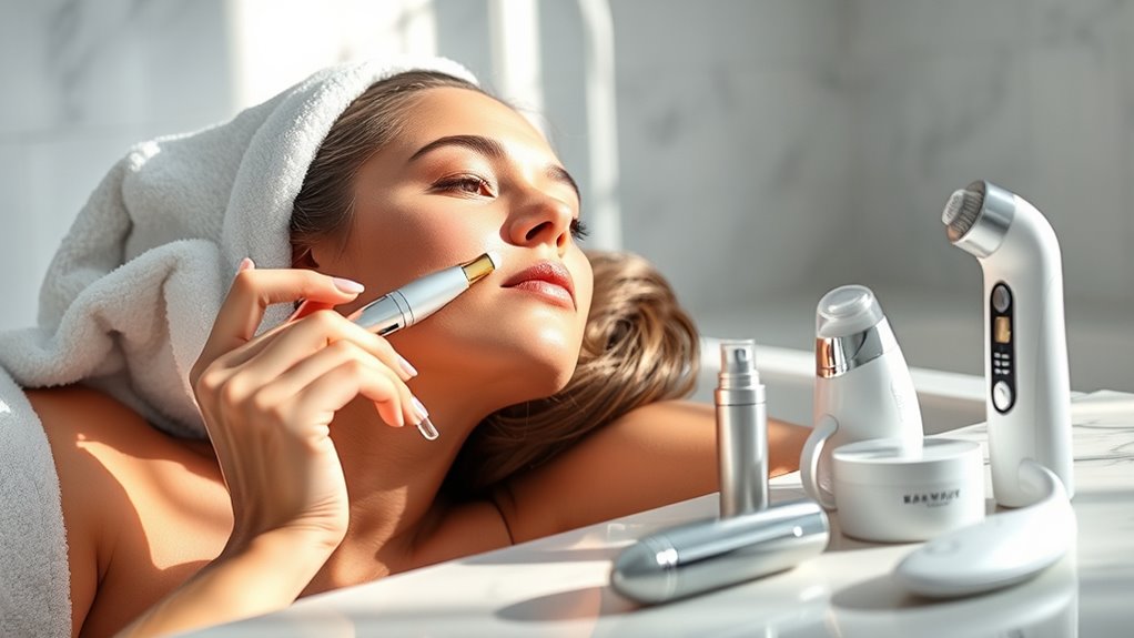 luxury at home dermaplaning tools