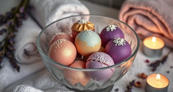 luxury bath bombs selection