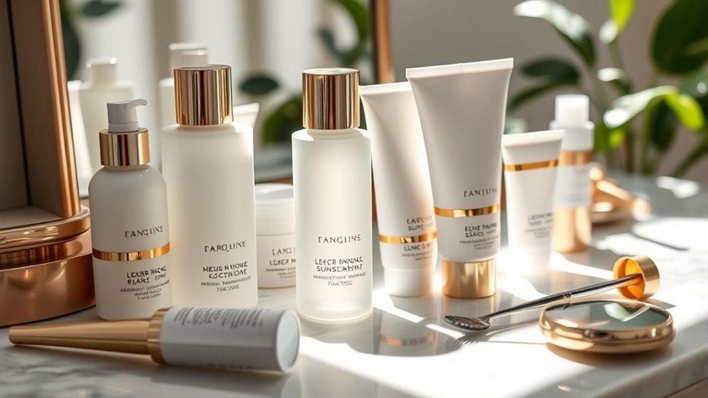 luxury mineral face sunscreens