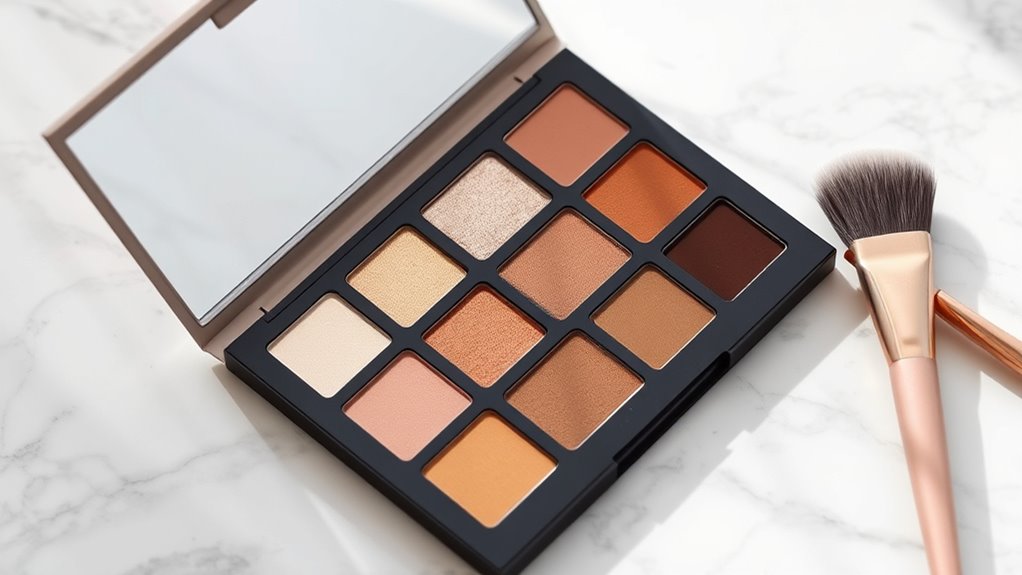 luxury neutral eye palettes