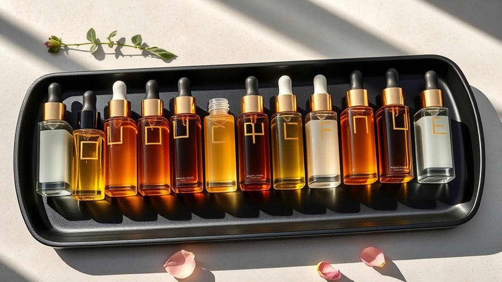 luxury non comedogenic facial oils