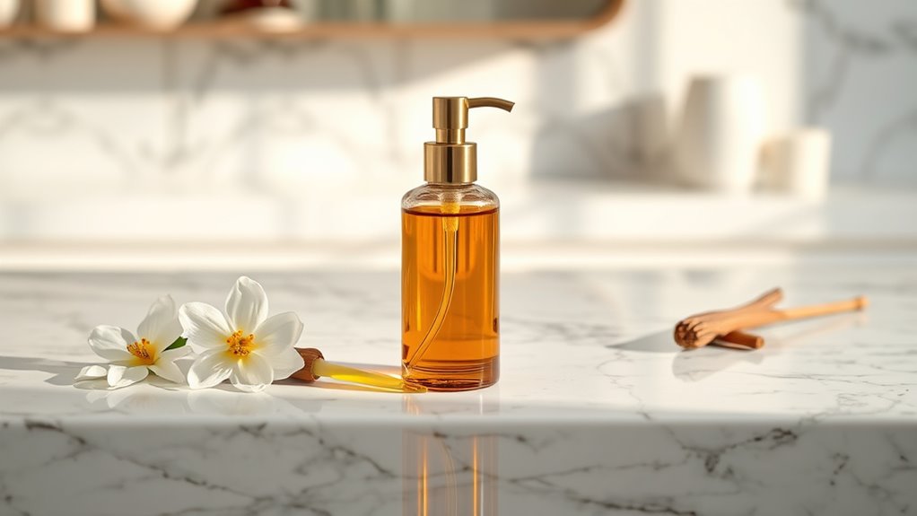 luxury oil cleanser selection