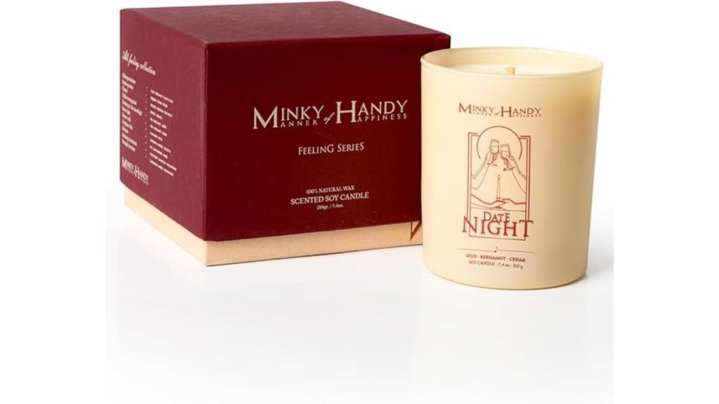 luxury oud bergamot candle