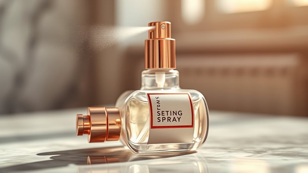 luxury setting sprays for radiance