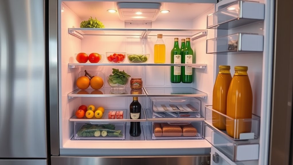 maintain proper fridge loading