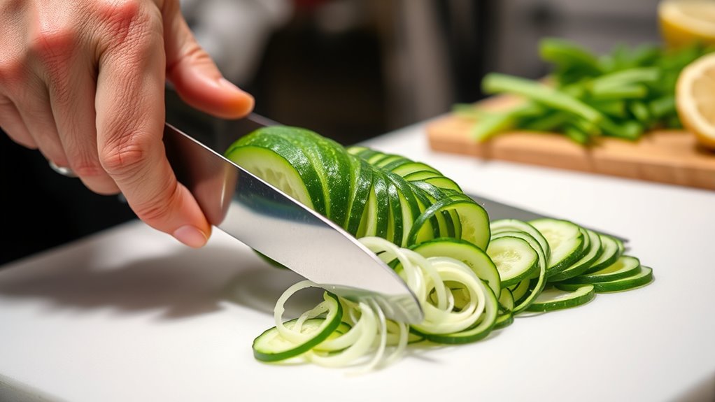 maintain steady controlled slicing