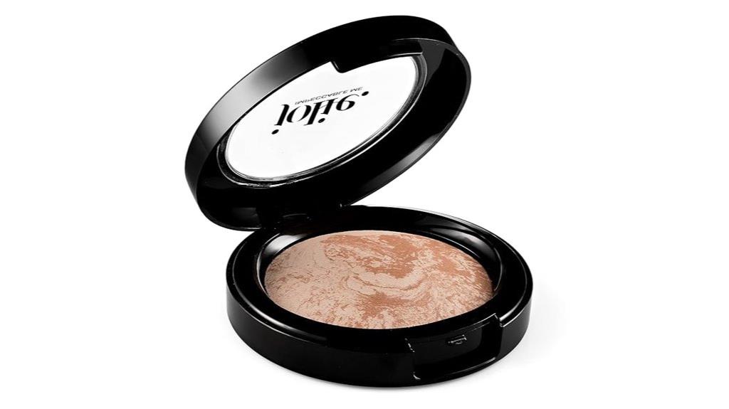 marbleized baked bronzer highlighter