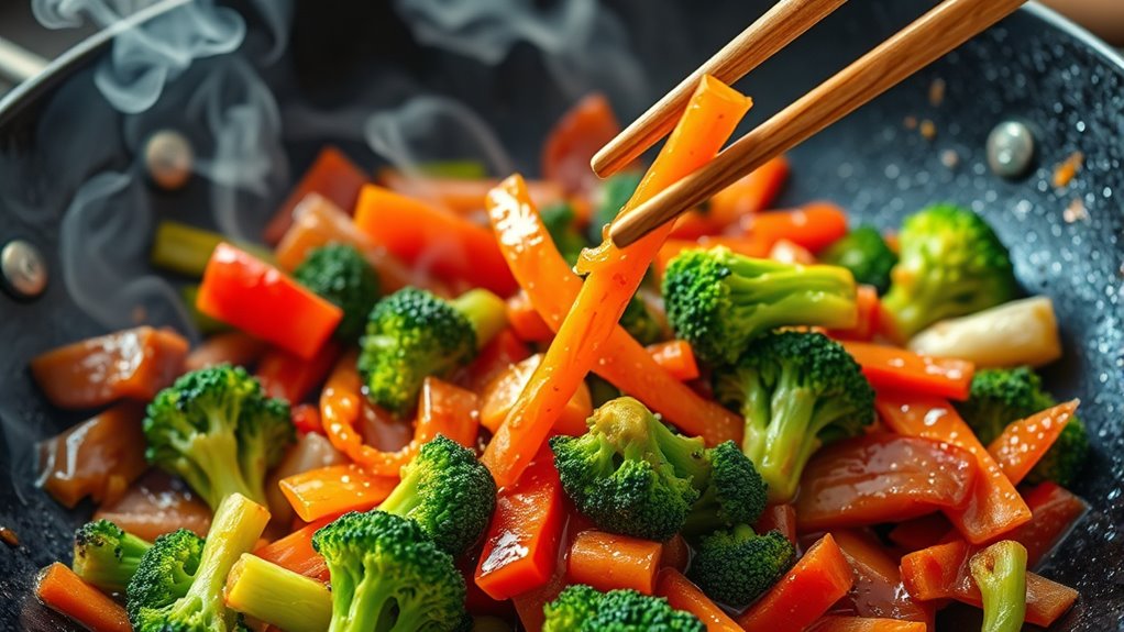 masterful high heat wok technique