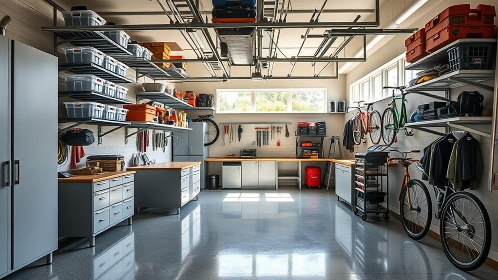 maximize garage storage space