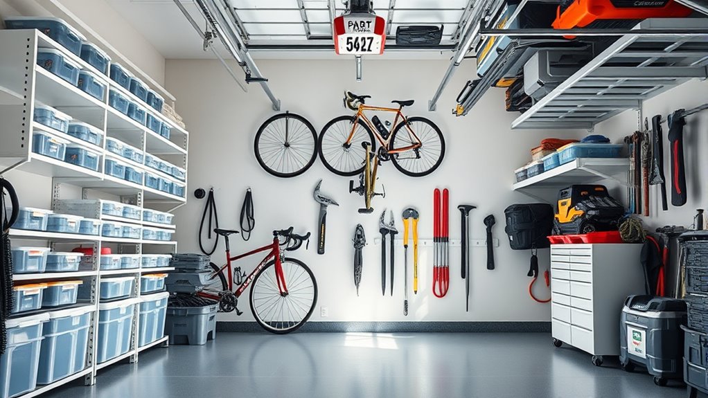 maximize vertical garage storage