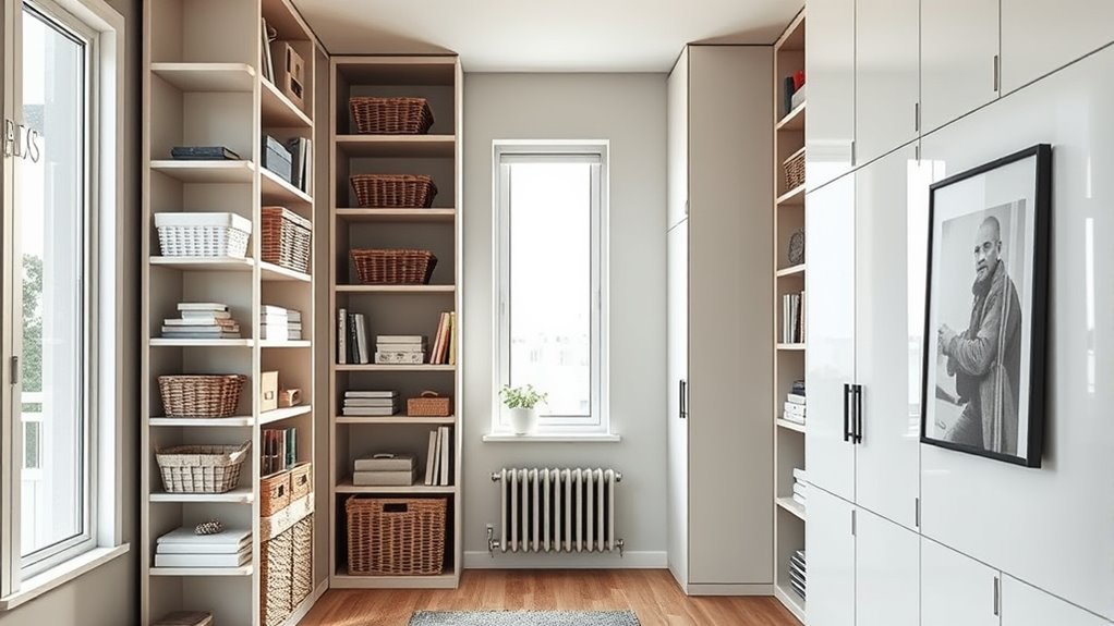 maximize vertical storage space