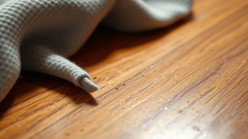 microfiber abrasiveness causes surface scratches