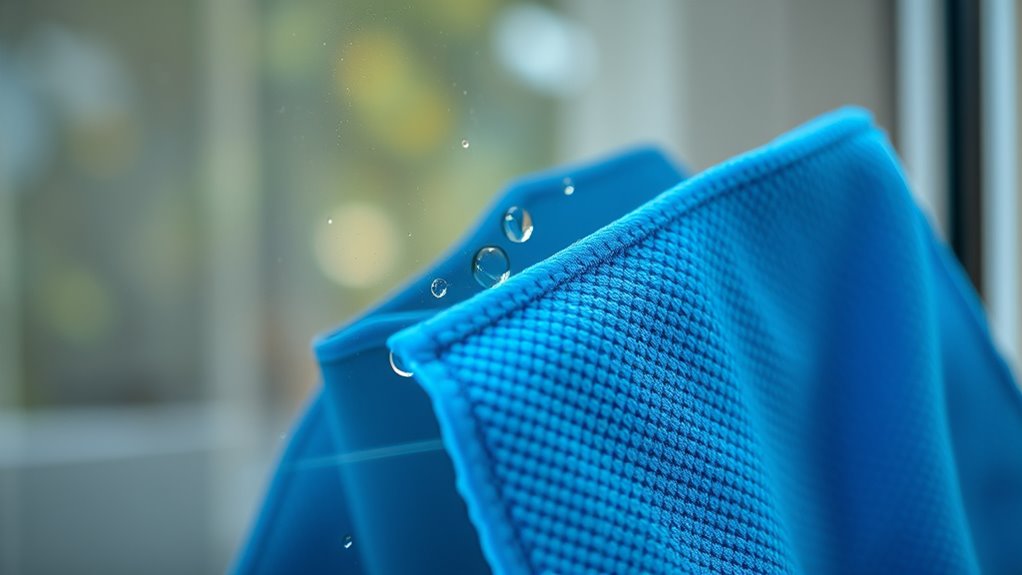 microfiber cleans with microscopic fibers