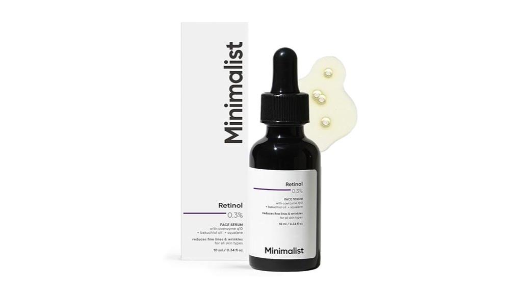minimalist anti aging retinol serum