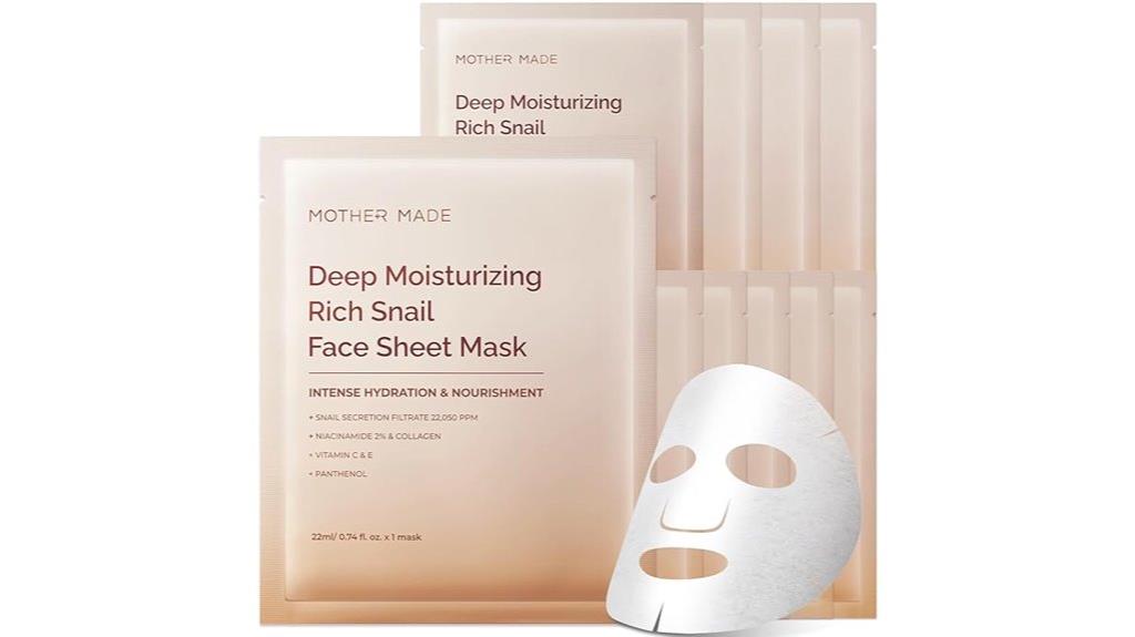 moisturizing snail mucin masks