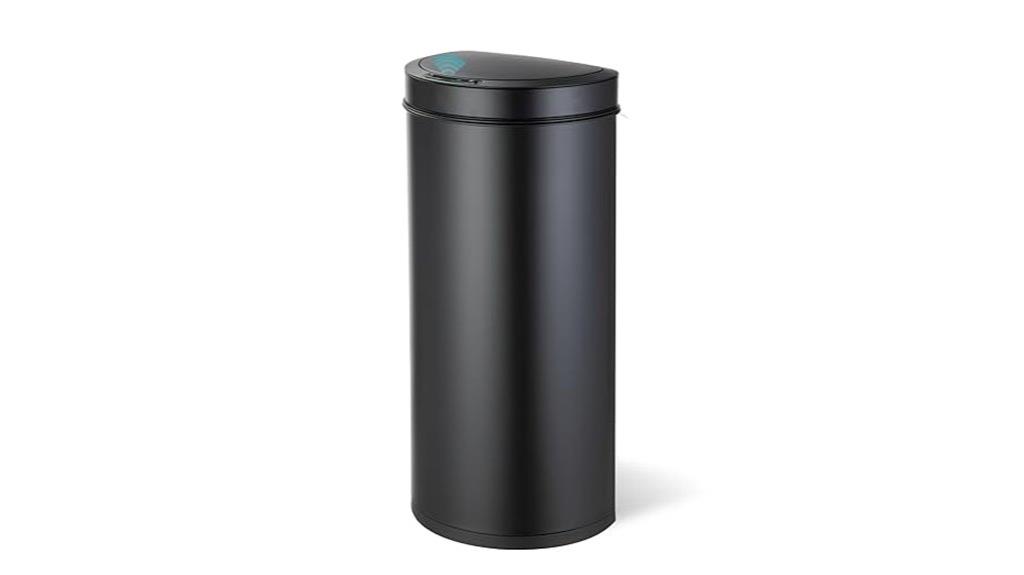 motion sensor trash can