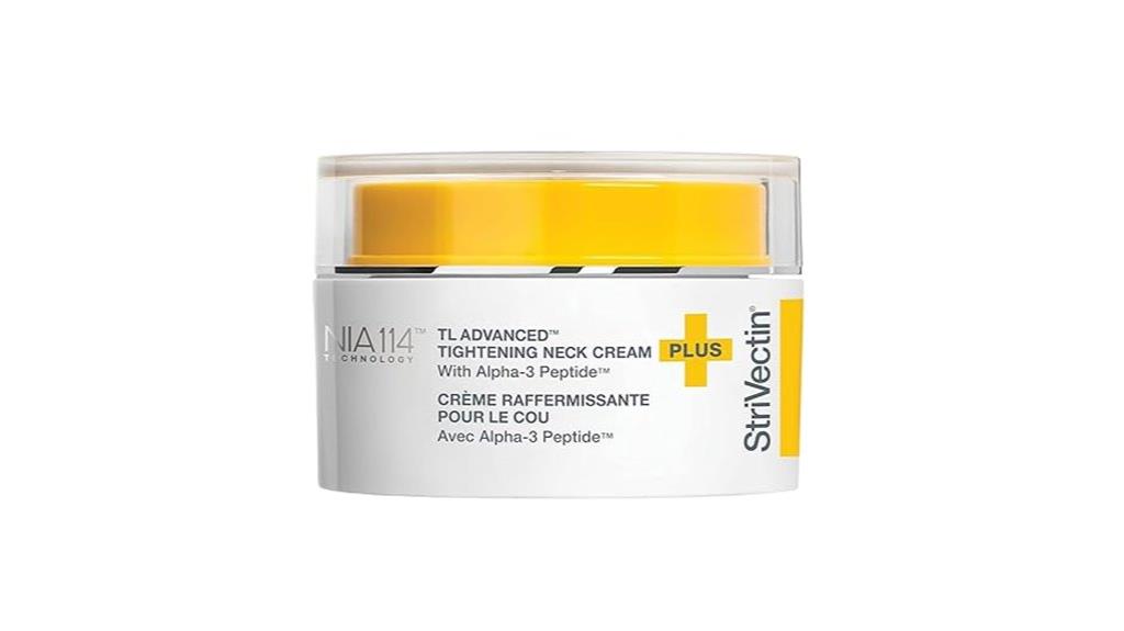 neck firming peptide cream