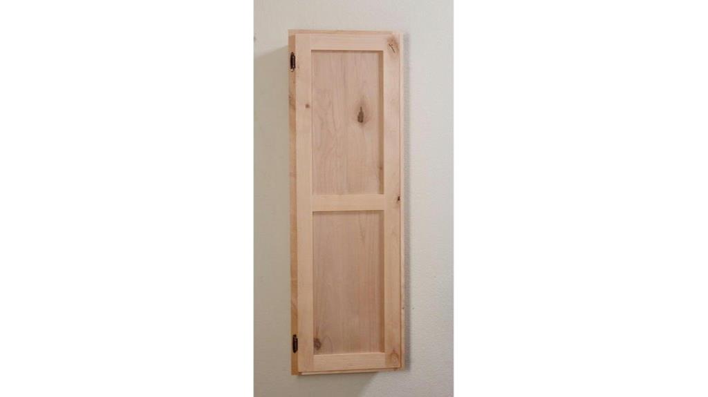 new knotty alder hidden ironing board