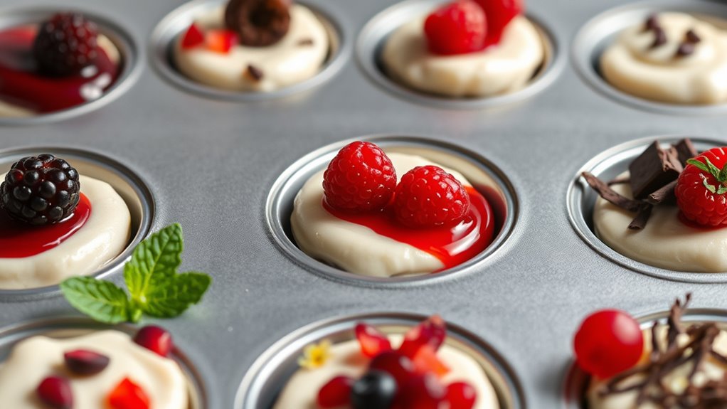 no bake creamy berry treats
