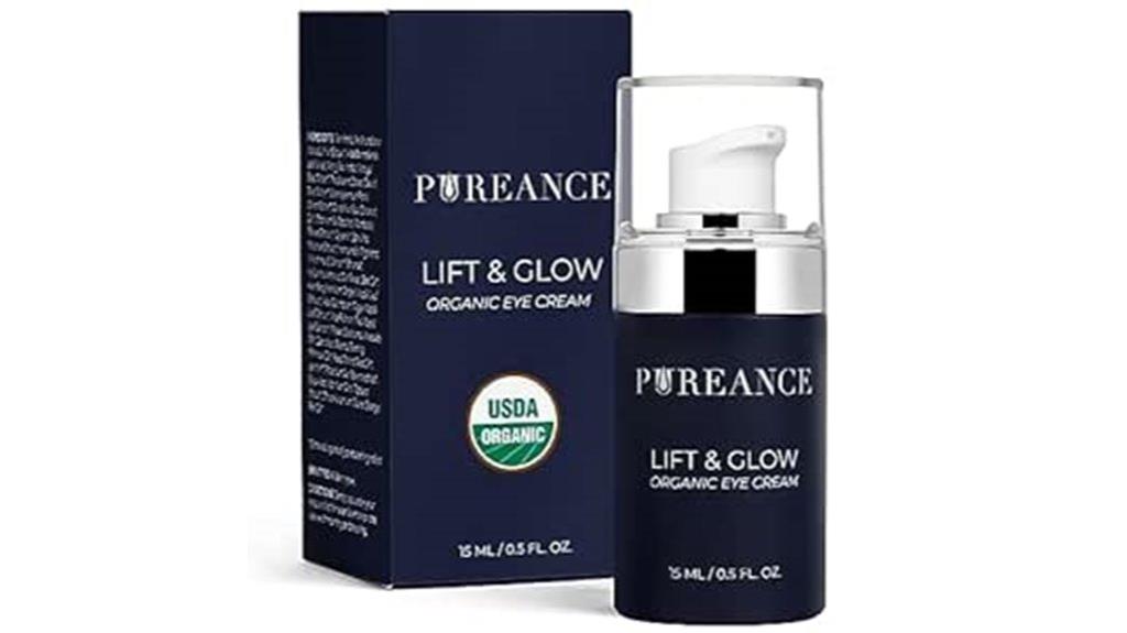 organic eye cream treatment