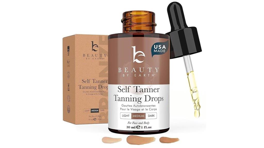 organic toxin free tanning drops
