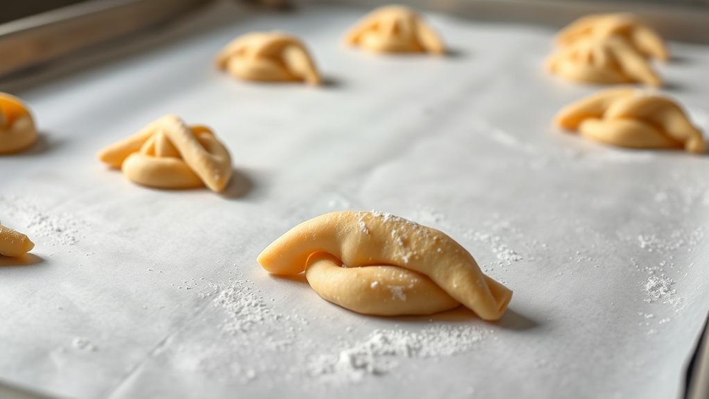 organized pre measured baking process